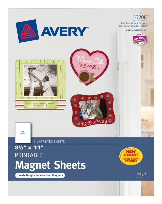 Avery Magnet Sheets 3 Sheets 53208 Avery