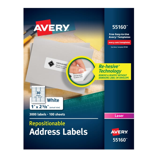 Avery Label Templates 30 Per Sheet