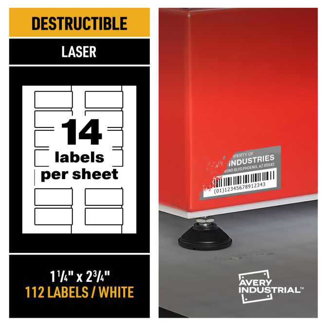 Shoe and property labels