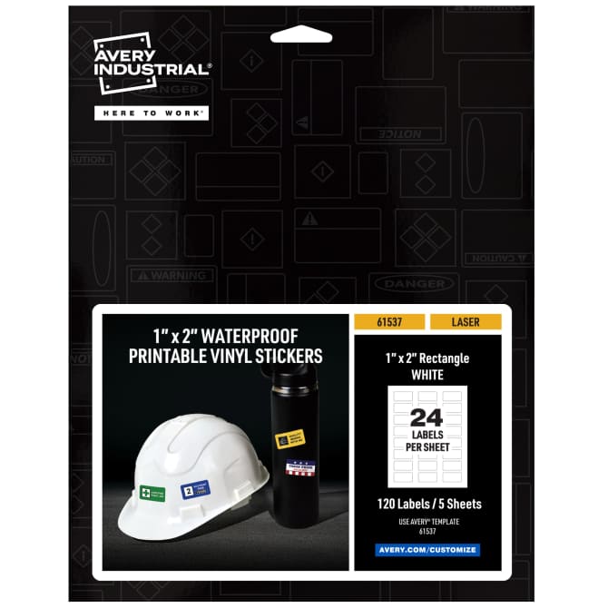 Avery® Hard Hat Stickers, 1