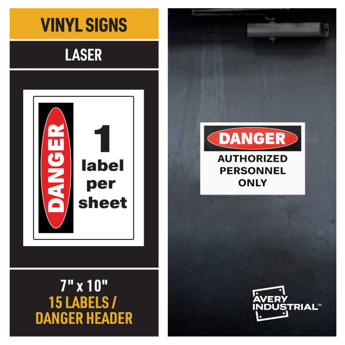 12x3 Stripes Blue Heavy-Duty Outdoor Vinyl Banner Danger Keep Out CGSignLab 