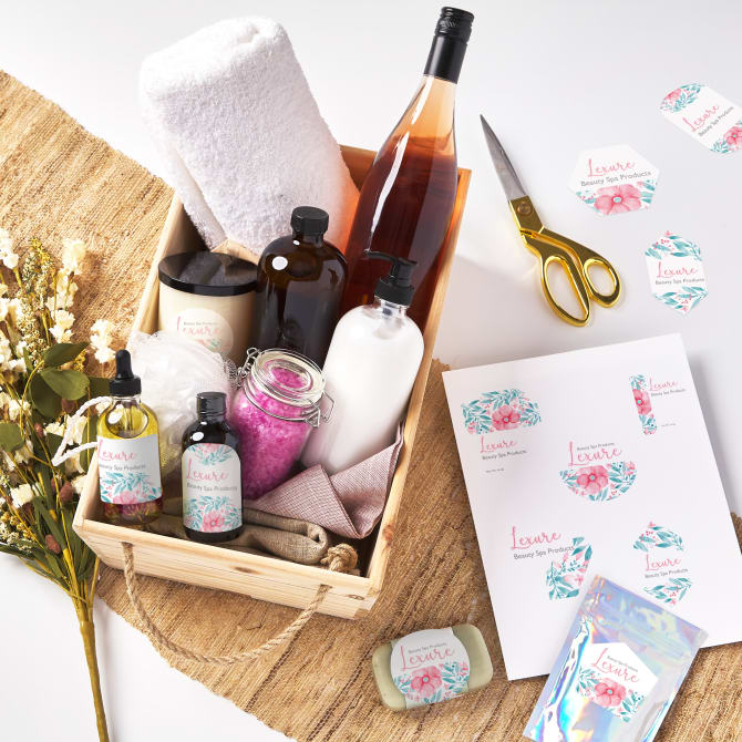 Printable Waterproof Labels, 10ct 8-1/2