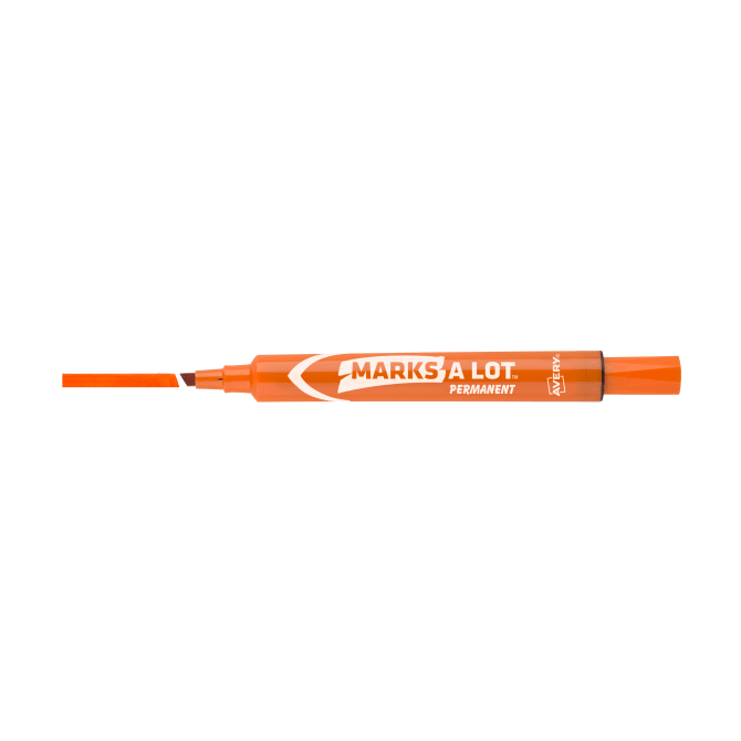 orange permanent marker