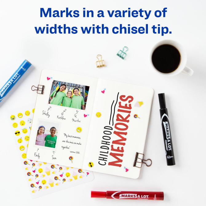 Avery Marks-A-Lot Permanent Markers Bonus Pack - LD Products