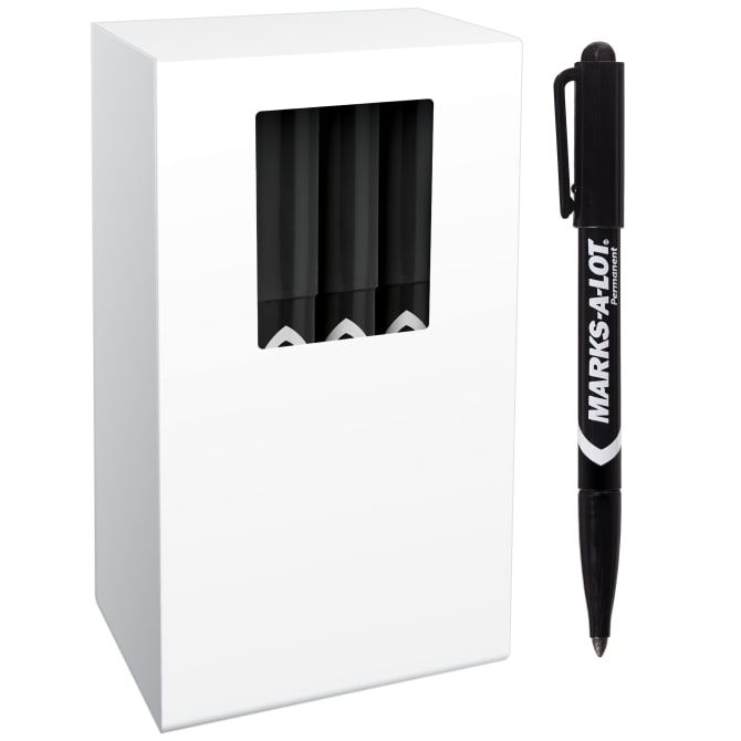 Avery Marks A Lot Permanent Marker Pen Style Size Bullet Tip 1