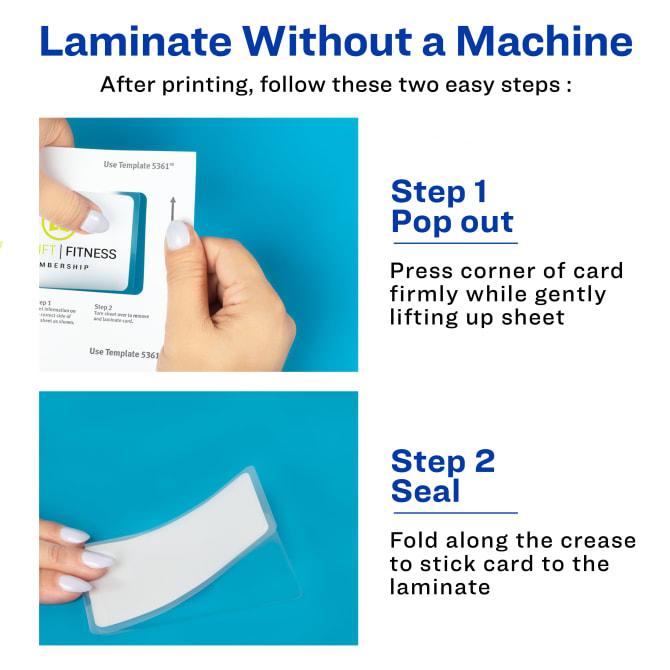 How to Laminate at Home or Work with Avery Adhesive Laminating Sheets 