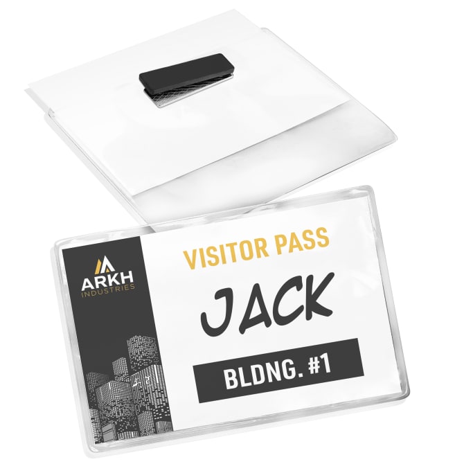 Compact self-laminating tags are designed to make your identification  easier. These blank white tags have endless potential for tough tagging and