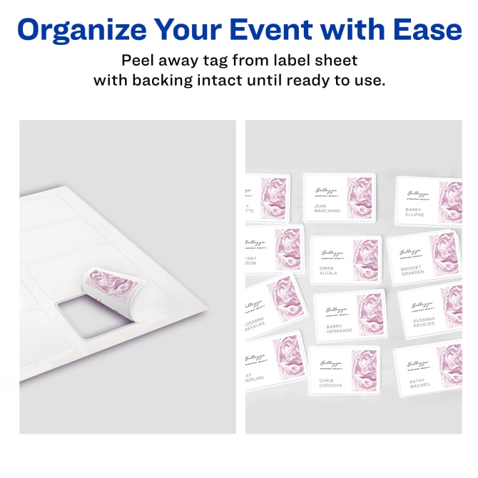Avery Adhesive Name Badges 400 Badges (5395) | Avery.com