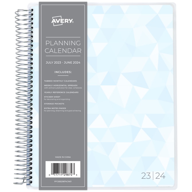 2024 Year at a Glance Foldout Planner Insert PRINTED 