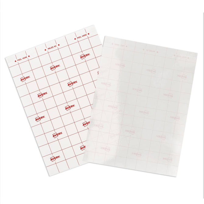 Avery® Clear Laminating Sheets, 9 x 12, Permanent Self-Adhesive, 10 Sheets  (73603)