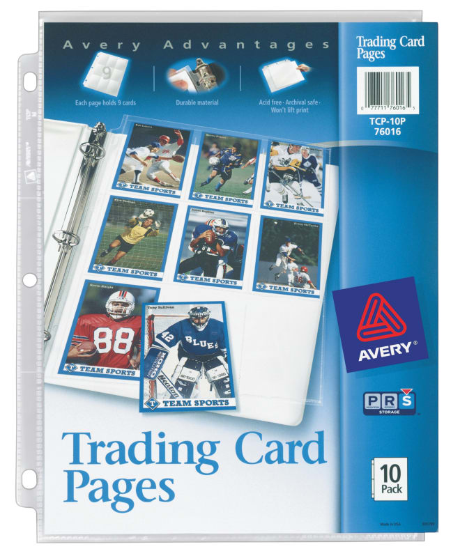 Trading Card Spare Pages 9 Pocket Max Protect Pk of 10 