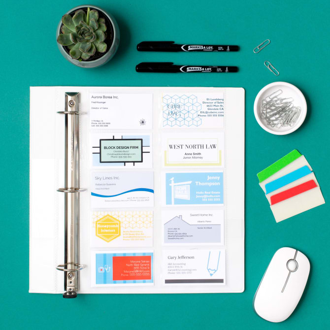  FindIt Tabbed Index Cards for Office Organization