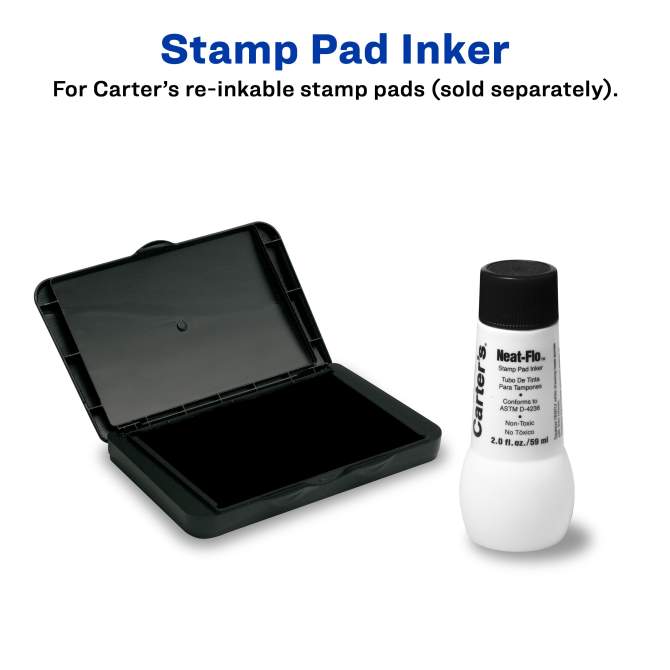 Date Stamp and Ink Pad (Black Ink) 24 Packs