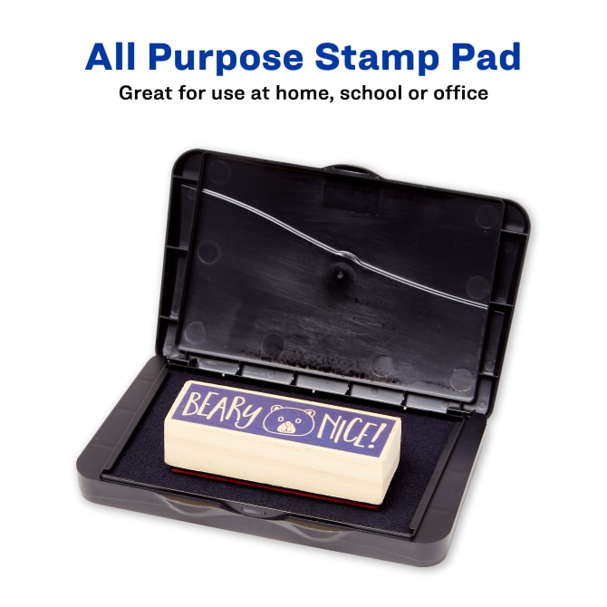 Medium Black Stamp Pad - Antiquaria
