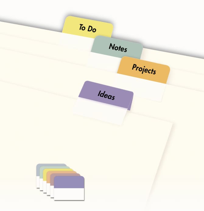 Avery printable tabs self-adhesive 1-1/4