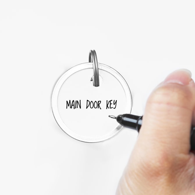 Door key shop tags