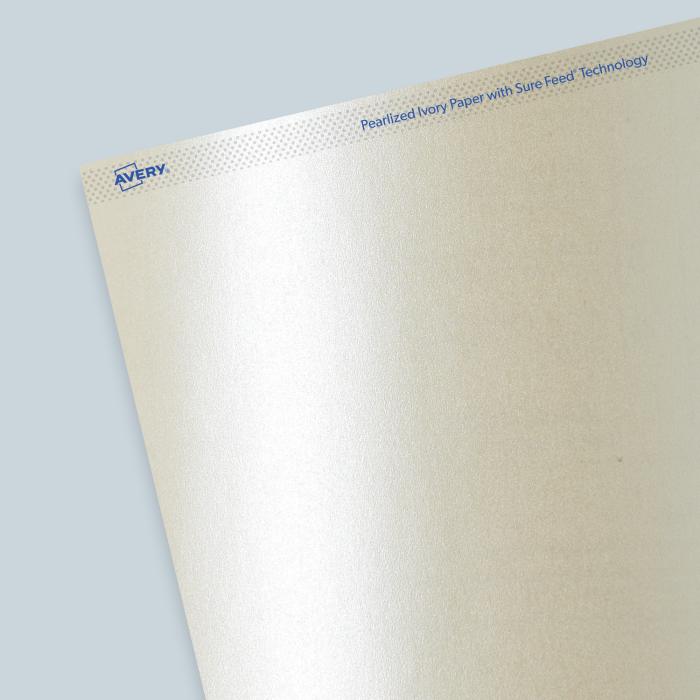 Pearlized Ivory Paper