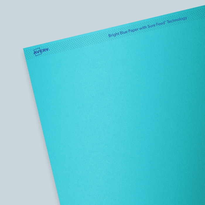 Bright Blue Paper