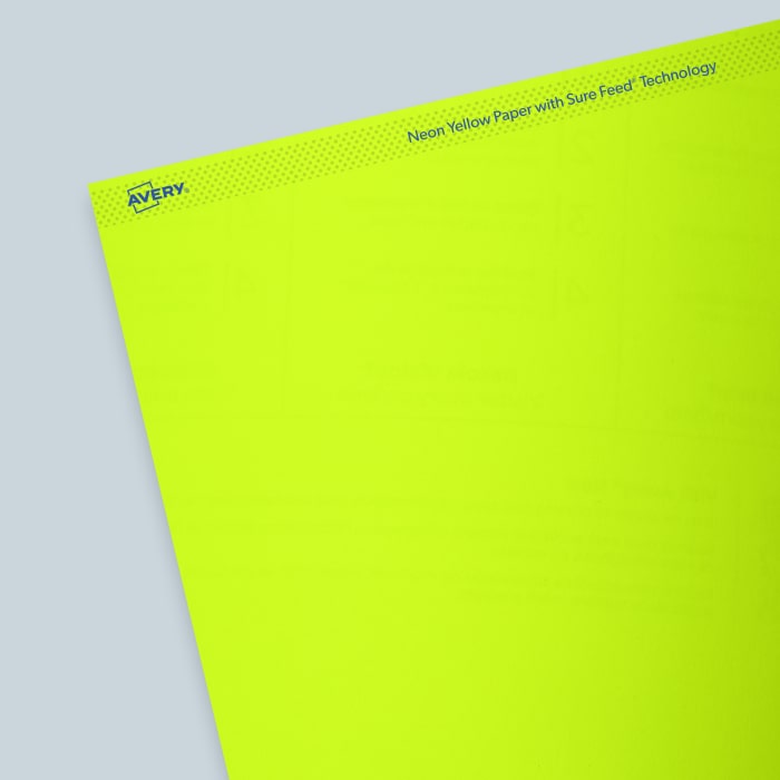 Neon Yellow Paper