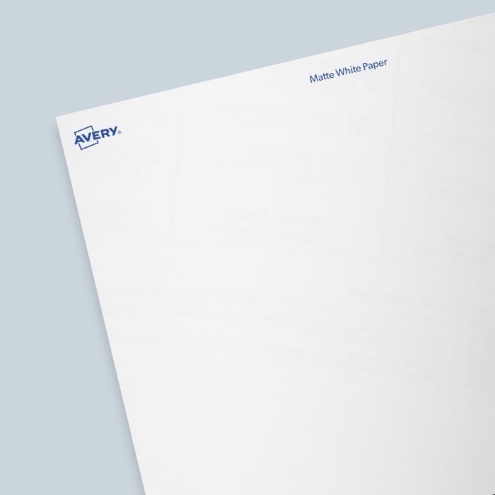 Matte White Paper