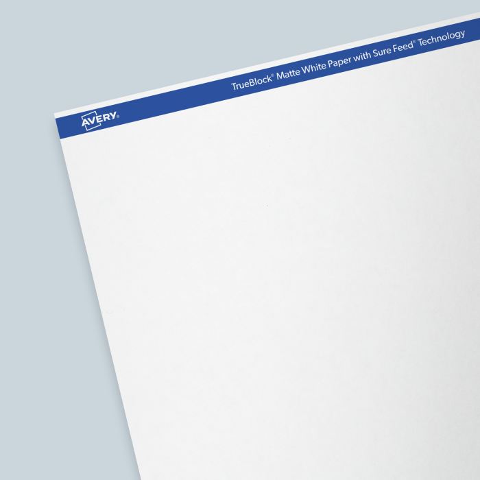 TrueBlock® Matte White Paper
