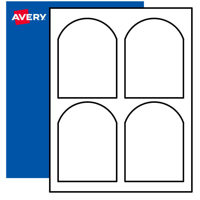 Printable Arched Labels - Blank Sheet Labels | Avery