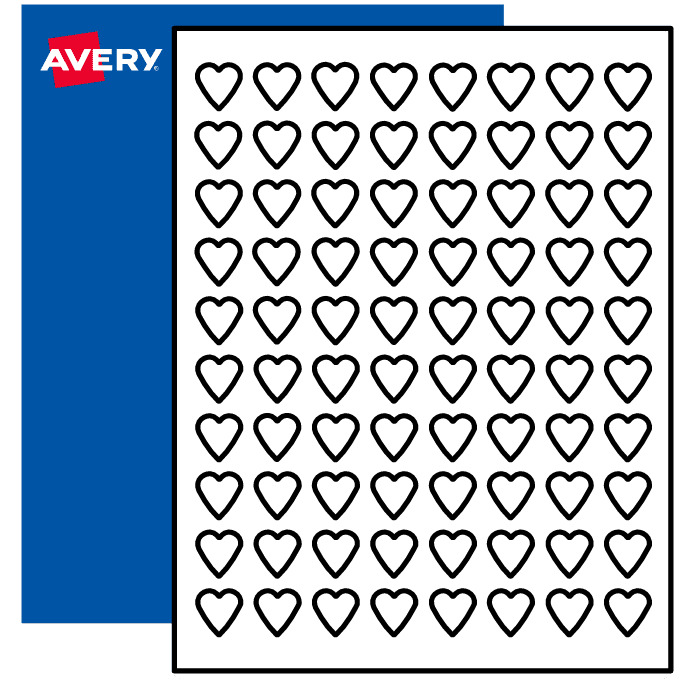 heart 3/4" x 3/4"