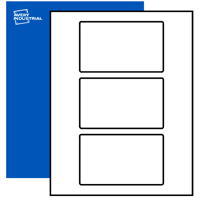 rectangle 3" x 5"