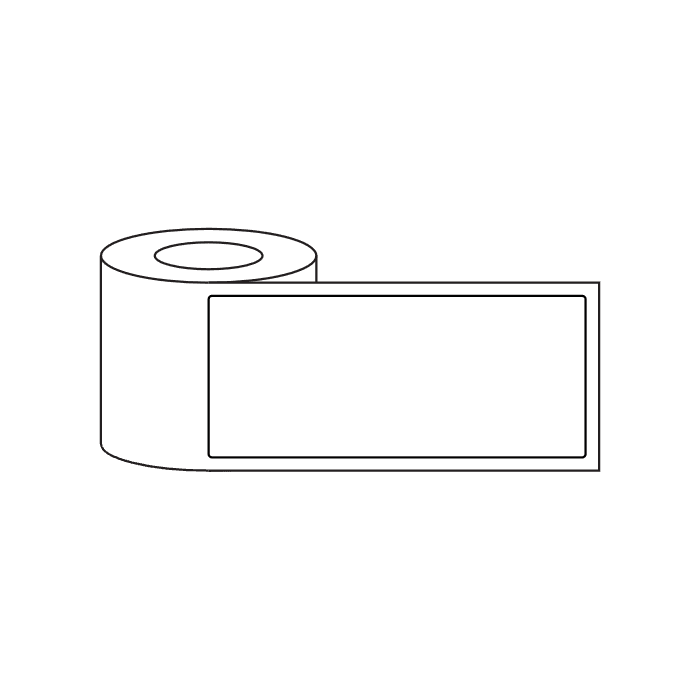 rectangle 3" x 7"