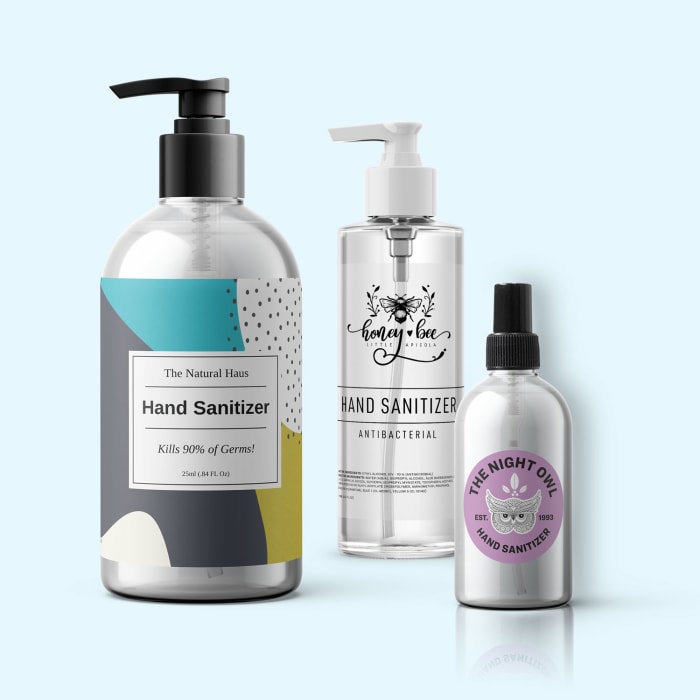 Soap & Hand Sanitizer Labels