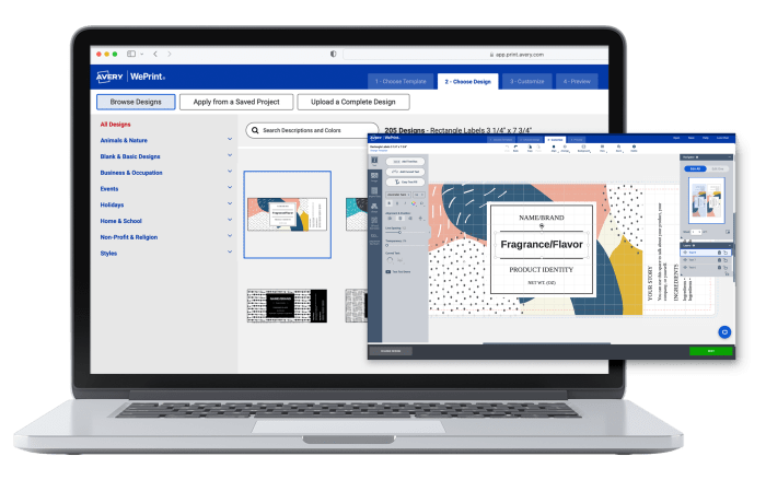 Free Label Making Software - Avery Design & Print | Avery.com