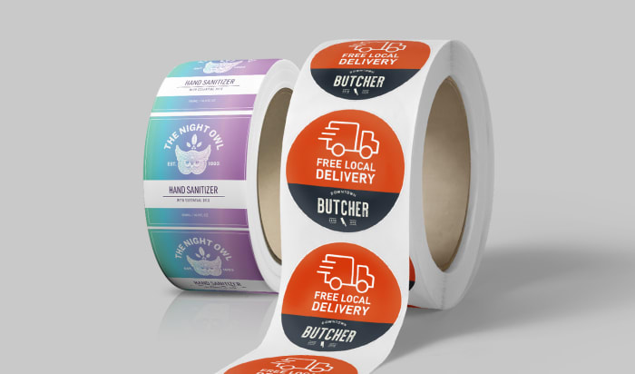 Custom Printed Roll Labels