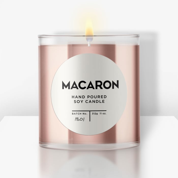 Round Candle Label Templates
