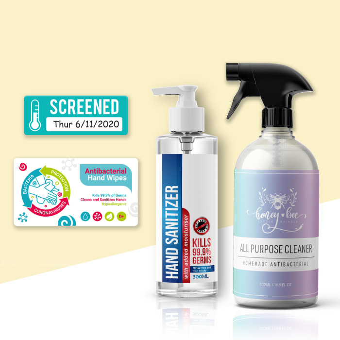 Custom COVID 19 Labels