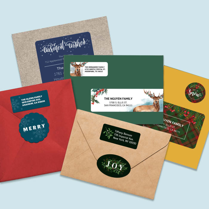 Custom Holiday Labels