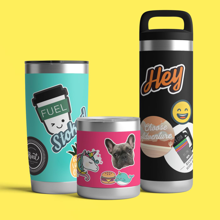 hydro flask stickers to print