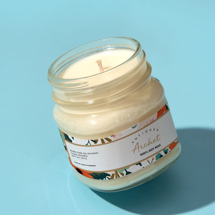 Rectangle Candle Label Template