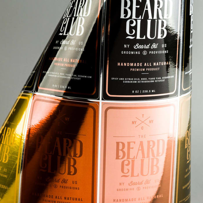 Metallic Roll Labels