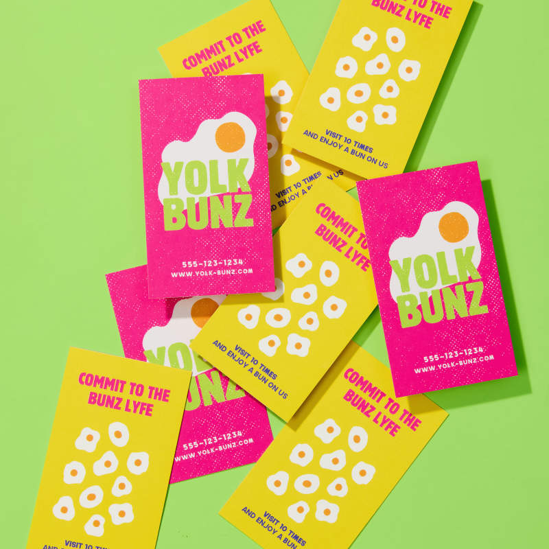 Custom Business Cards | Yolk Bunz Business Cards
