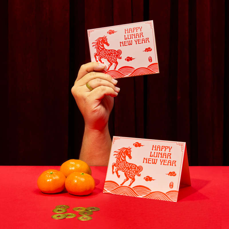 Avery WePrint Custom Greeting Cards | Lunar New Year