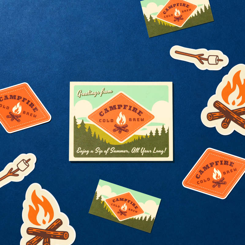 Avery Custom Printed Postcards | Campfire Postcards