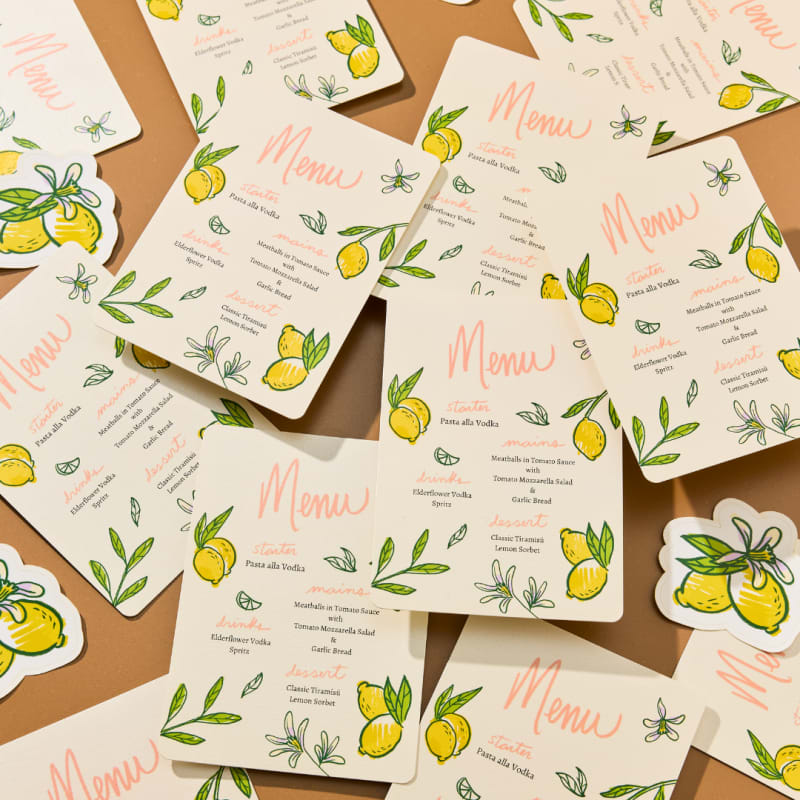 Custom Postcards | Menu Postcards