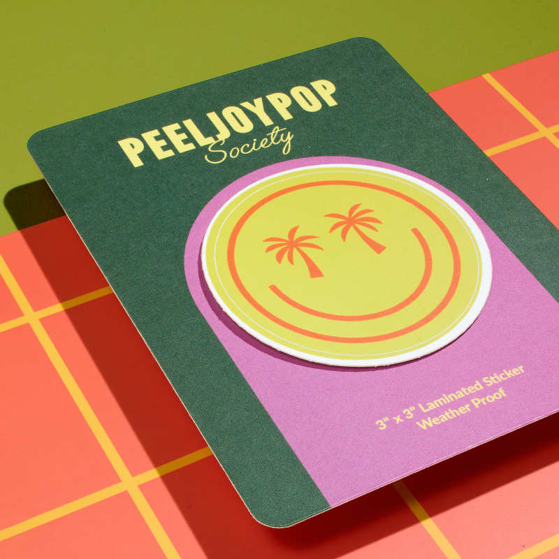 Custom Peeljoypop Smiley Postcard