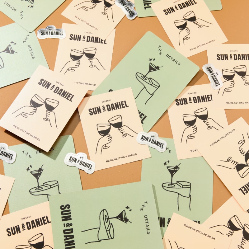 Custom Save-the-Date Cards | Sun & Daniel Cards