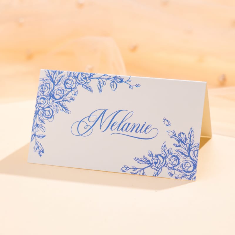Custom Tent Place Cards | Melanie Tent Cards