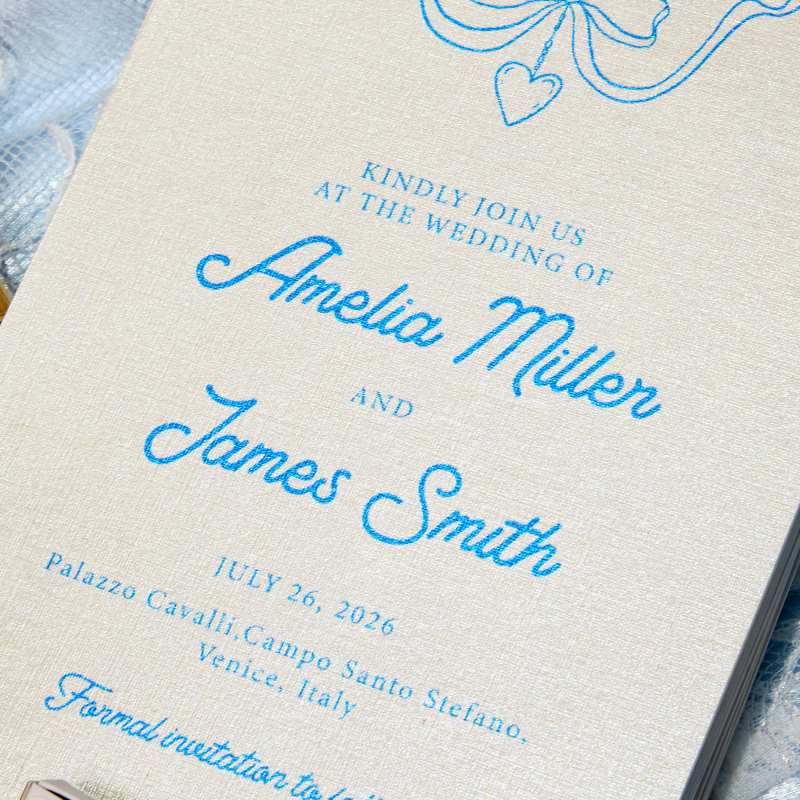 Custom Wedding Invitations | Miller Smith Wedding Invitation Cards