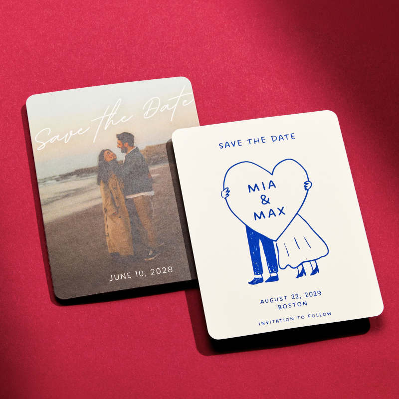 Custom Wedding Invitations | Mia & Max Wedding Invitation Cards