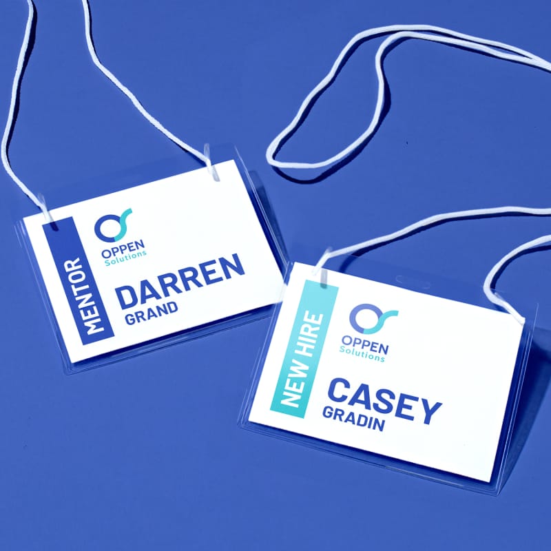 Custom Hanging Name Badges