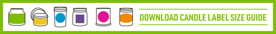 Download out FREE Candle Label Size Guide | Avery WePrint™