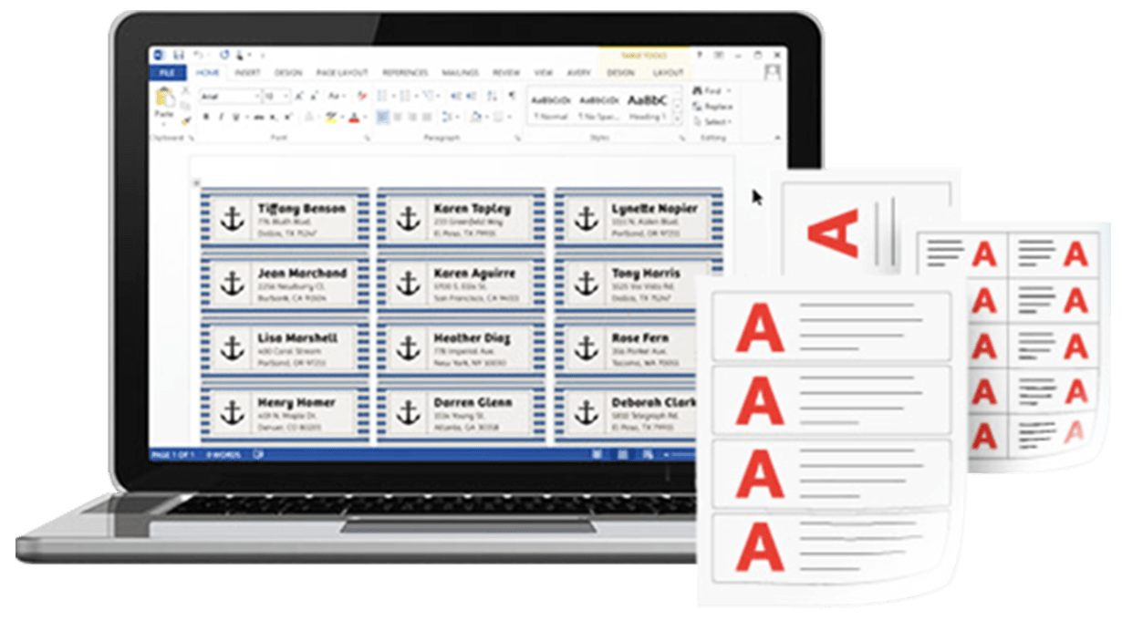 Avery Templates in Microsoft Word | Avery.com